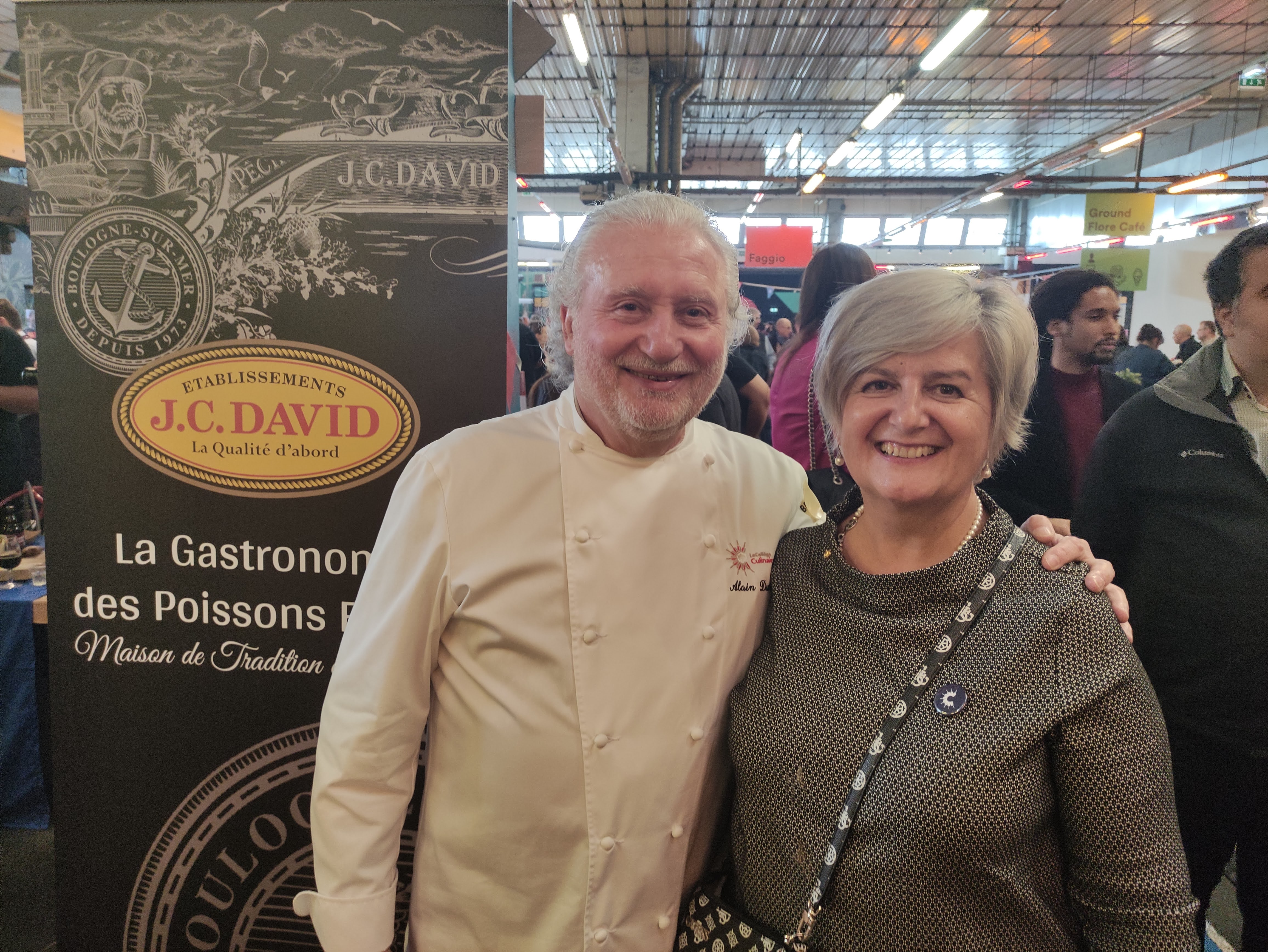 Luisa Delpiano Inversi during a Collège Culinaire de France gathering