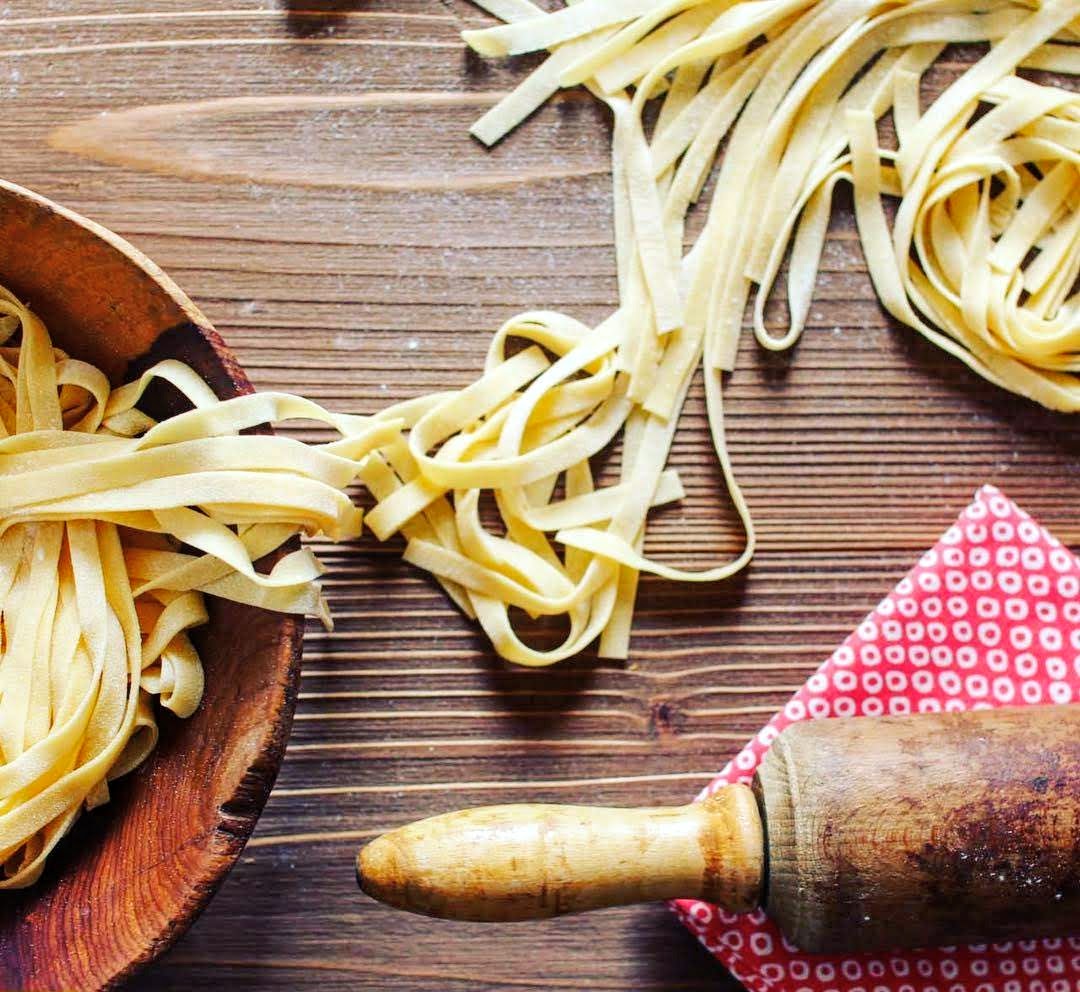 Tagliatelles artisanales Pasta Piemonte fabriquées à Menton